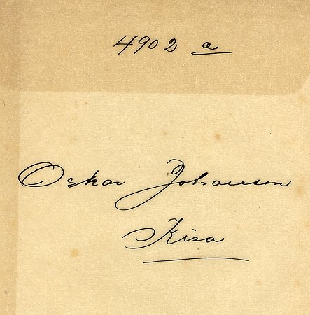 Oskar Johansson Kisa
Nyckelord: Johansson Kisa
