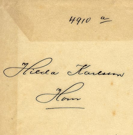 Hilda Karlsson Horn
Nyckelord: Karlsson Horn