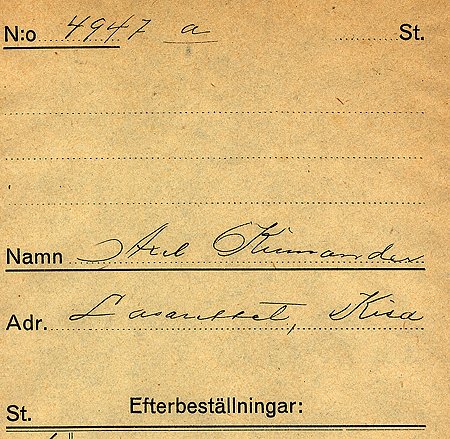 Axel Kinnander Lasarettet Kisa
Nyckelord: Kinnander Kisa