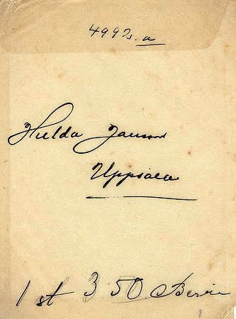 Hulda Jansson Uppsala
Nyckelord: Jansson Uppsala