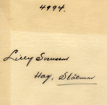 Lilly Svensson Hag Slätmon
Nyckelord: Svensson Slätmon