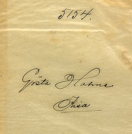 Gösta Hahne Kisa
Nyckelord: Hahne Kisa