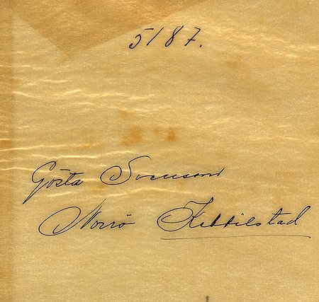 Gösta Svensson Norö Kettilstad
Nyckelord: Svensson Kettilstad