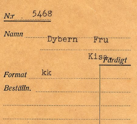 Fru Dybern Kisa
Nyckelord: Dybern Kisa