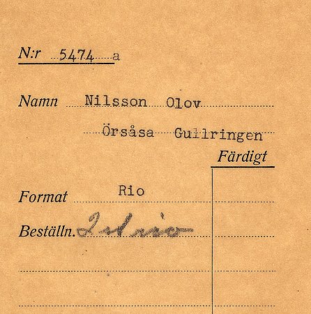 Olov Nilsson Örsåsa Gullringen
Nyckelord: Nilsson Gullringen