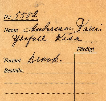 Karin Andersson Yxefall Kisa
Nyckelord: Andersson Kisa