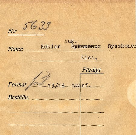 Syskonen Köhler Kisa
Nyckelord: Köhler Kisa