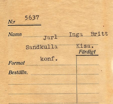Inga-Britt Jarl Sandkulla Kisa
Nyckelord: Jarl Kisa