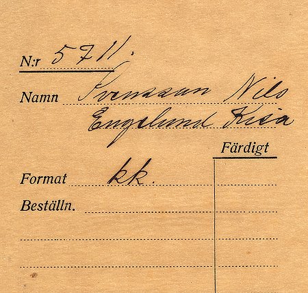Nils Svensson Engelund Kisa
Nyckelord: Svensson Kisa