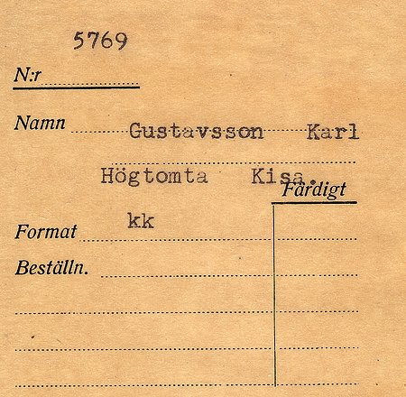 Karl Gustavsson Högtomta Kisa
Nyckelord: Gustavsson Kisa