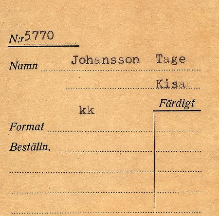 Tage Johansson Kisa
Nyckelord: Johansson Kisa