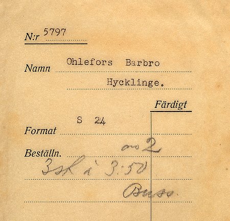 Barbro Ohlefors Hycklinge
Nyckelord: Ohlefors Hycklinge