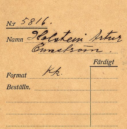 Artur Holstein Örneström
Nyckelord: Holstein Örneström