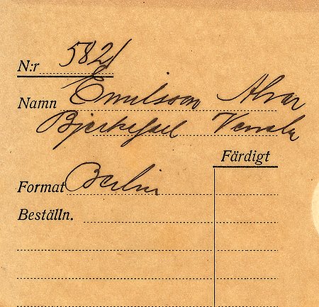 Alvar Emilsson Bjerkefall Verveln
Nyckelord: Emilsson Verveln