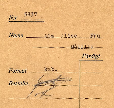 Fru Alice Alm Målilla
Nyckelord: Alm Målilla