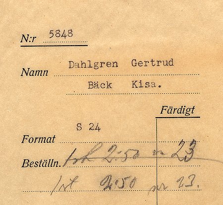 Gertrud Dahlgren Bäck Kisa
Nyckelord: Dahlgren Kisa