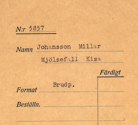 Millar Johansson Mjölsefall Kisa
Nyckelord: Johansson Kisa
