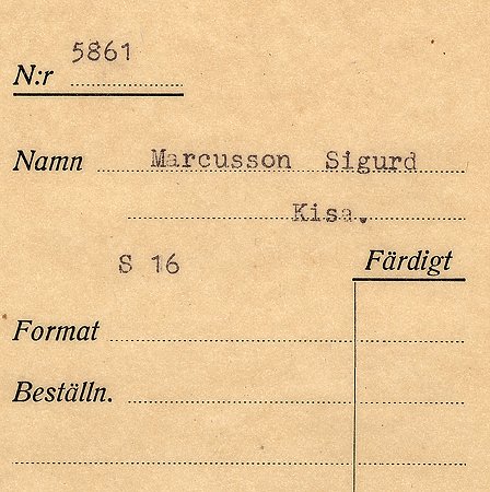 Sigurd Marcusson Kisa
 
Nyckelord: Marcusson Kisa