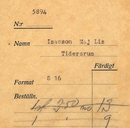 Maj-Lis Isacsson Tidersrum
Nyckelord: Isacsson Tidersrum