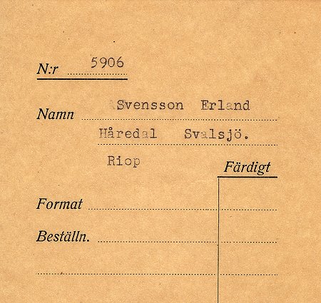 Erland Svensson Håredal Svalsjö
Nyckelord: Svensson Svalsjö