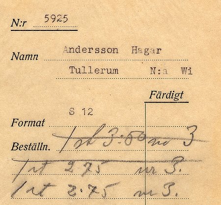 Hagar Andersson Tullerum Norra Vi
Nyckelord: Andersson Norra Vi
