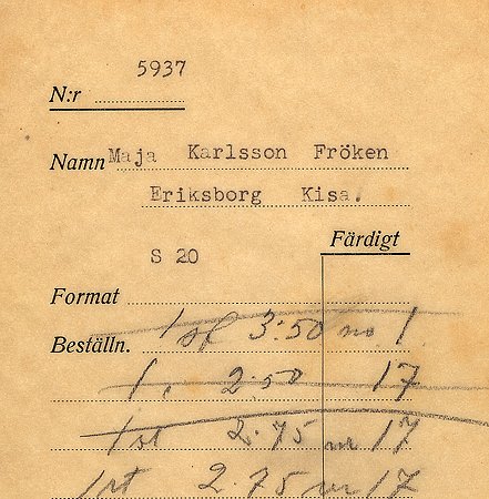 Fröken Maja Karlsson Eriksborg Kisa
