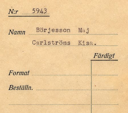 Maj Börjesson Carlströms Kisa
Nyckelord: Börjesson Kisa