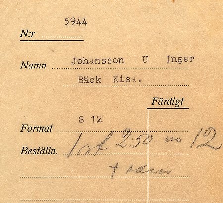 Inger Johansson Bäck Kisa
Nyckelord: Johansson Kisa