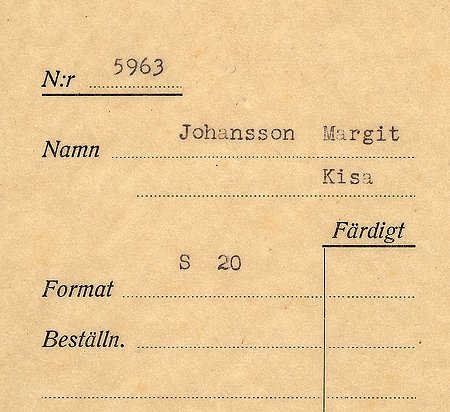 Margit Johansson Kisa
Nyckelord: Johansson Kisa