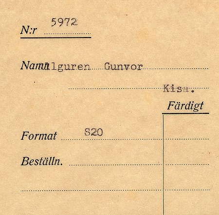 Gunvor Allgurén Kisa
Nyckelord: Allgurén Kisa