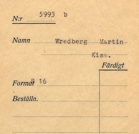 Martin Wredberg Kisa
Nyckelord: Wredberg Kisa