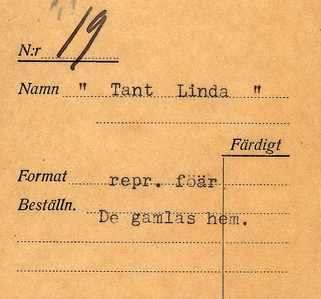 Tant Linda
Nyckelord: Linda