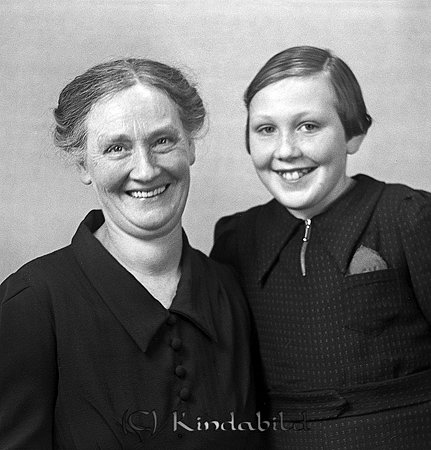 Astrid Ljung Malma Slätmon
raja
Två kvinnor klädda i mörka klänningar

raja
Astrid var gift med Karl Ljung och hade tre barn Erik, Edit och Margit. Edit gifte sig med Rydin. Karl och Astrid arrenderade kyrkans gård i Malma.
 Källa: Studiegruppen hembygdsgården
Nyckelord: Ljung Slätmon