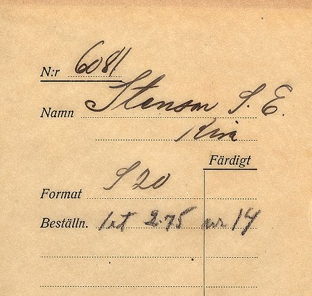 S E Stensson Kisa
Nyckelord: Stensson Kisa