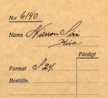 Siri Nilsson Kisa
Nyckelord: Nilsson Kisa