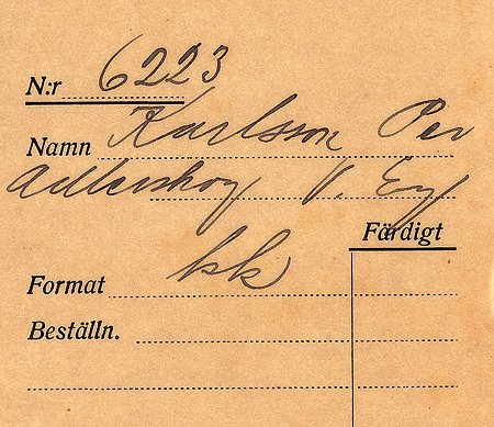 Per Karlsson Adlerskog Västra Eneby
Nyckelord: Karlsson Västra Eneby
