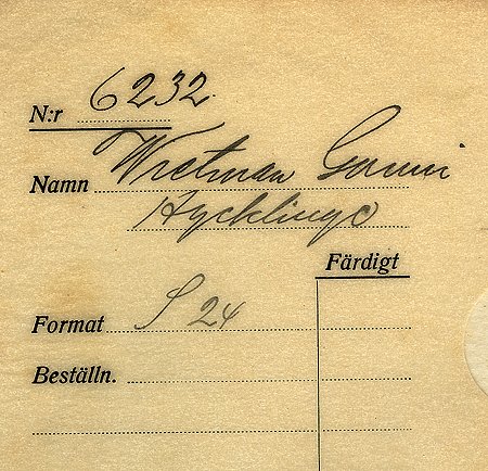 Gunni Wretman Hycklinge
Nyckelord: Wretman Hycklinge