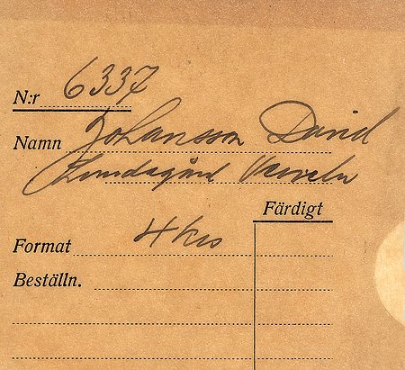 David Johansson Lunnagård Verveln
Nyckelord: Johansson Verveln