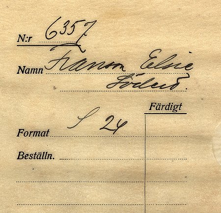 Elsie Fransson Söderö
Nyckelord: Fransson Söderö