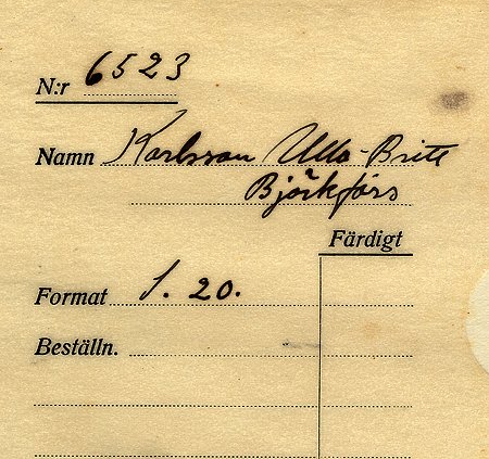 Ulla-Britt Karlsson Björkfors
Nyckelord: Karlsson Björkfors