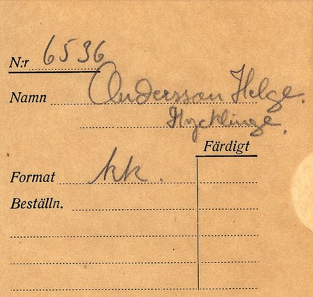 Helge Andersson Hycklinge
Nyckelord: Andersson Hycklinge
