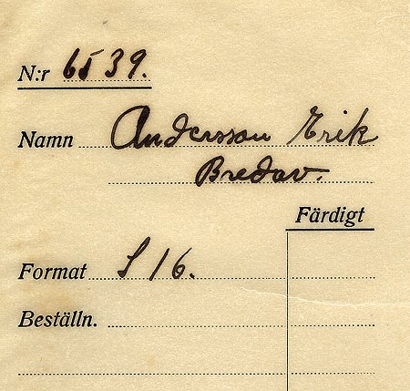 Erik Andersson Bredavik
Nyckelord: Andersson Bredavik
