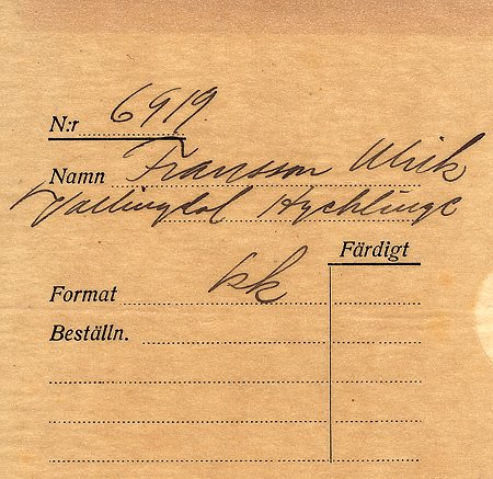 Ulrik Fransson Vallingedal Hycklinge
Nyckelord: Fransson Hycklinge