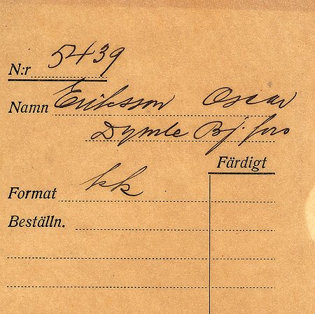 Oscar Eriksson Dymle Björkfors
Nyckelord: Eriksson Björkfors