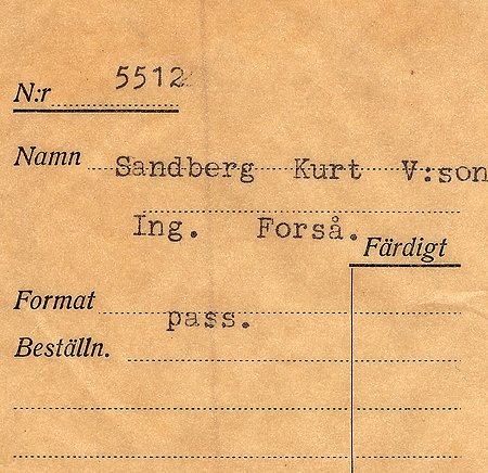 Ingenjör Kurt V:son Sandberg Forså
Nyckelord: Sandberg Forså