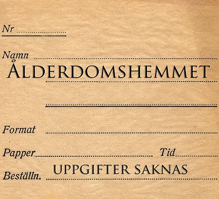 Ålderdomshemmet
Nyckelord: Ålderdomshemmet Kisa
