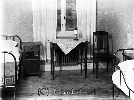 Ålderdomshemmet
raja
Interiören i ett rum på ålderdomshemmet
Nyckelord: Ålderdomshemmet Kisa