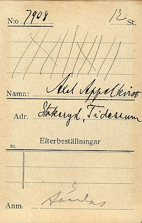 Axel Appelkvist Stakeryd Tidersrum
Nyckelord: Appelkvist Tidersrum
